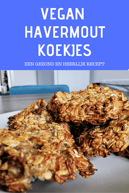 Een vegan recept voor gezonde havermout koekjes. Deze plantaardige koekjes zijn snel klaar en geweldig lekker.