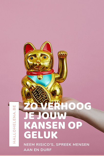 Klein of groot geluk, we vinden het allemaal leuk om eens een chanceke te hebben. Sommige mensen lijken het wel aan te trekken. Maar wat als je zelf kansen kan creëren? En dat is precies waar Tina Seelig het over heeft in haar Ted Talk. Ze bespreekt over hoe ze haar kansen op geluk in eigen handen nam door kleine risico's te nemen. Het gaat over volhouden, mensen durven aanspreken, ... en de prachtige dingen die daaruit voortvloeien.