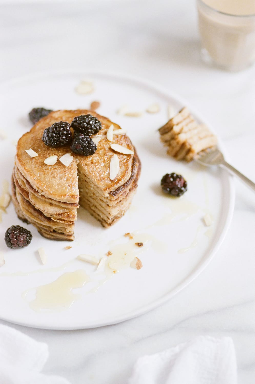 Recept voor vegan pannenkoeken.