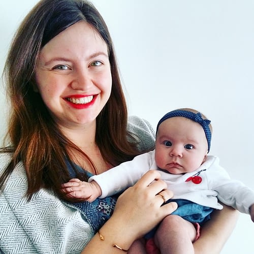 Drie maanden baby Ellis, drie maanden mama Helena.