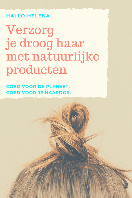 <!-- wp:paragraph -->
<p>Heb jij ook zo'n droge haardos? Geen onoverkomelijke ramp, maar vol en glanzend haar is natuurlijk leuker. Zeker als de weg er naartoe zero waste en vegan is :)</p>
<!-- /wp:paragraph -->
<!-- wp:paragraph -->
<p>Tijdens mijn zeldzame kappersbezoeken kreeg ik altijd te horen dat mijn haar wel erg droog was. En dan liet ik me steeds een belachelijk duur verzorgingsproduct aansmeren dat mijn haar weer helemaal zou voeden. Viel dat even tegen. Het was pas toen ik interesse kreeg in een duurzamere levensstijl dat ik de oplossing vond. En die is zo simpel!</p>
<!-- /wp:paragraph -->