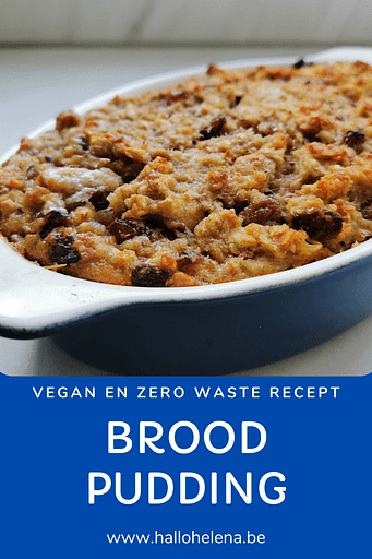 Broodpudding: een geweldig recept om overschotjes in te verwerken én dat kan dan ook nog eens vegan. Een heel fijn recept om zelf mee aan de slag te gaan en zeker om je kinderen bij te betrekken.
Toen ik dit recept op Instagram plaatste, merkte ik dat broodpudding voor heel wat mensen nieuw was. Ik at het als kind regelmatig en stond er niet bij stil dat het niet overal gekend is. Maar dus: broodpudding is een recept om oud brood mee te verwerken tot een zoet dessert (of in mijn geval: ontbijt :) ).